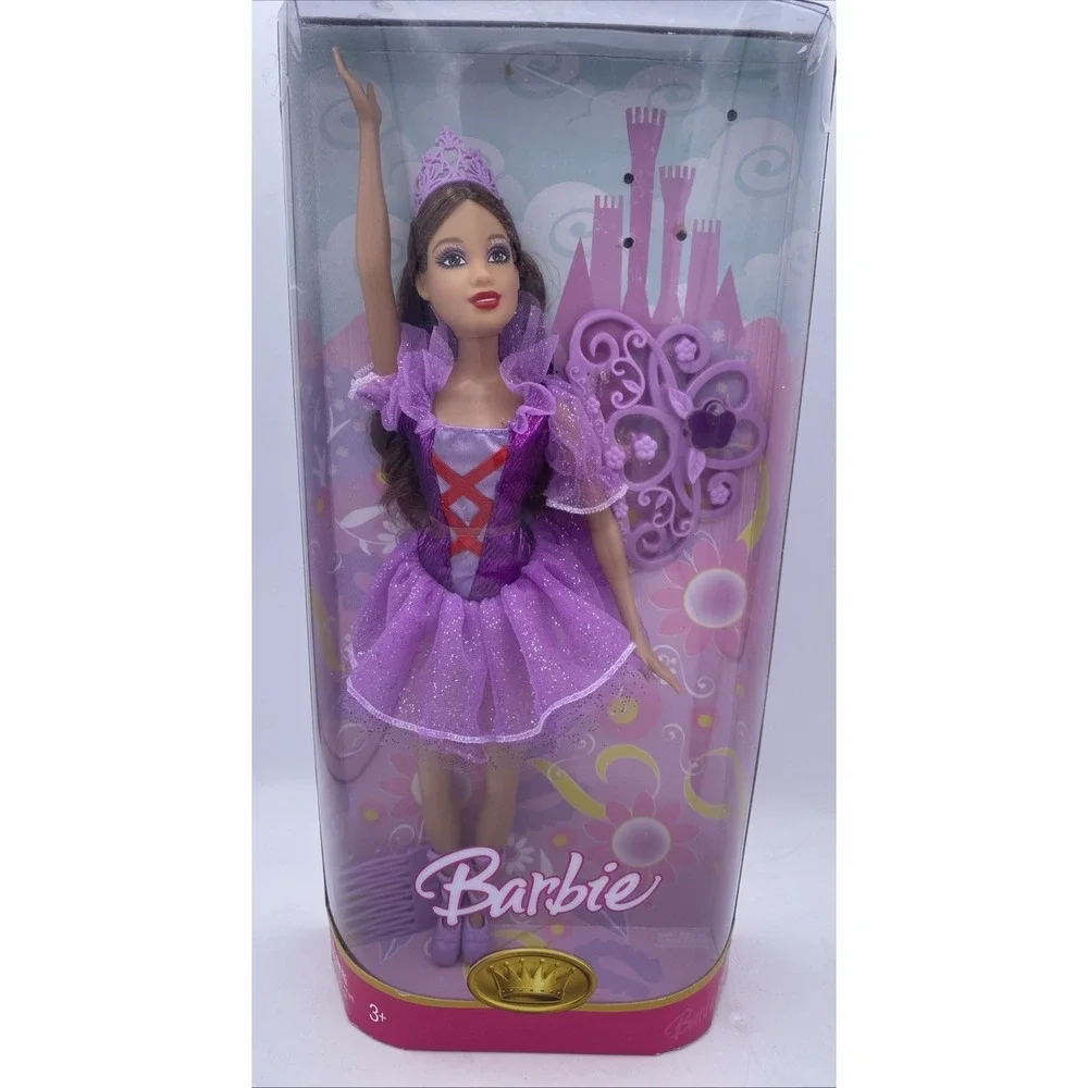 2007 Barbie Princess Ballerina with tiara, purple, Mattel,‎ M0131